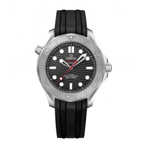 Omega Seamaster Automatic Movement With Black Dial With Ceramic bezel-Nekton Edition-Rubber Strap